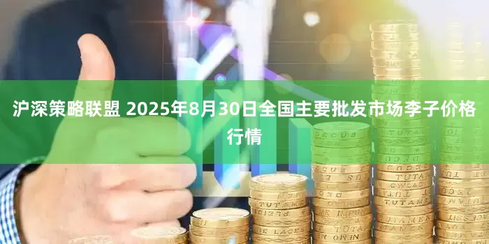 沪深策略联盟 2025年8月30日全国主要批发市场李子价格行情